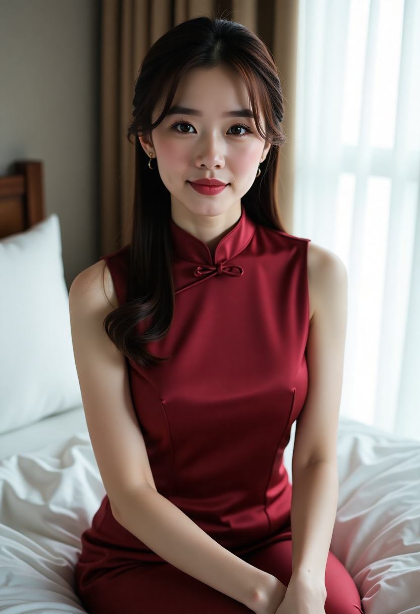 苏宛秋后台化妆特写镜头